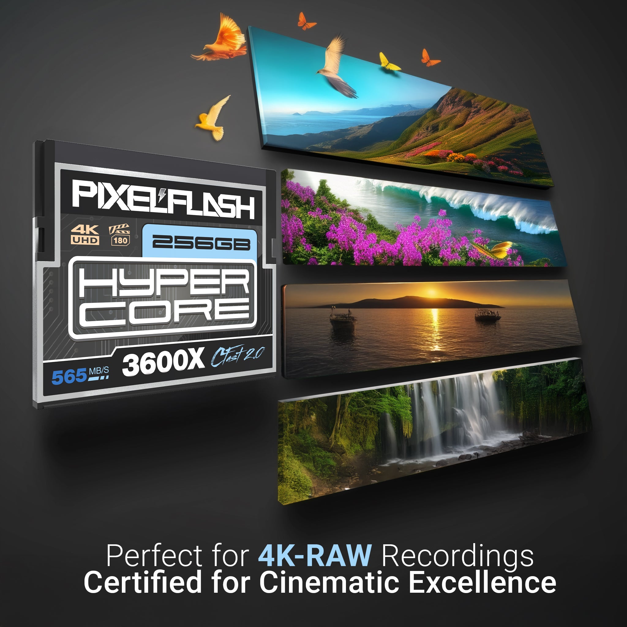 PixelFlash CFast 2.0 HyperCore Card - 256GB