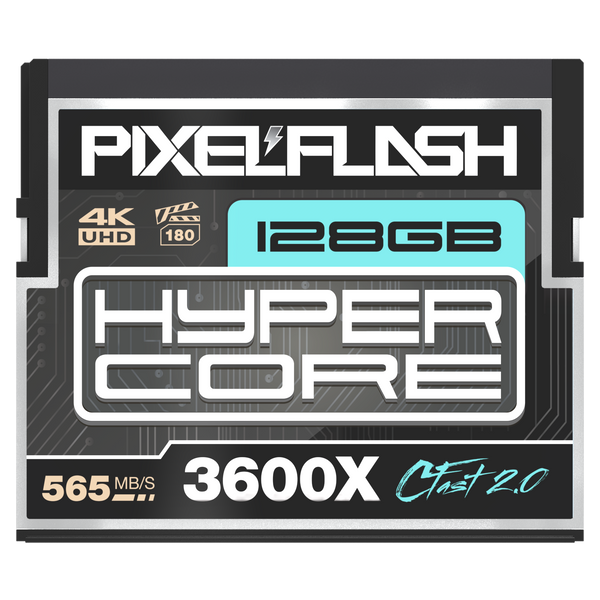 128GB HyperCore 3600X CFast 2.0 Memory Card