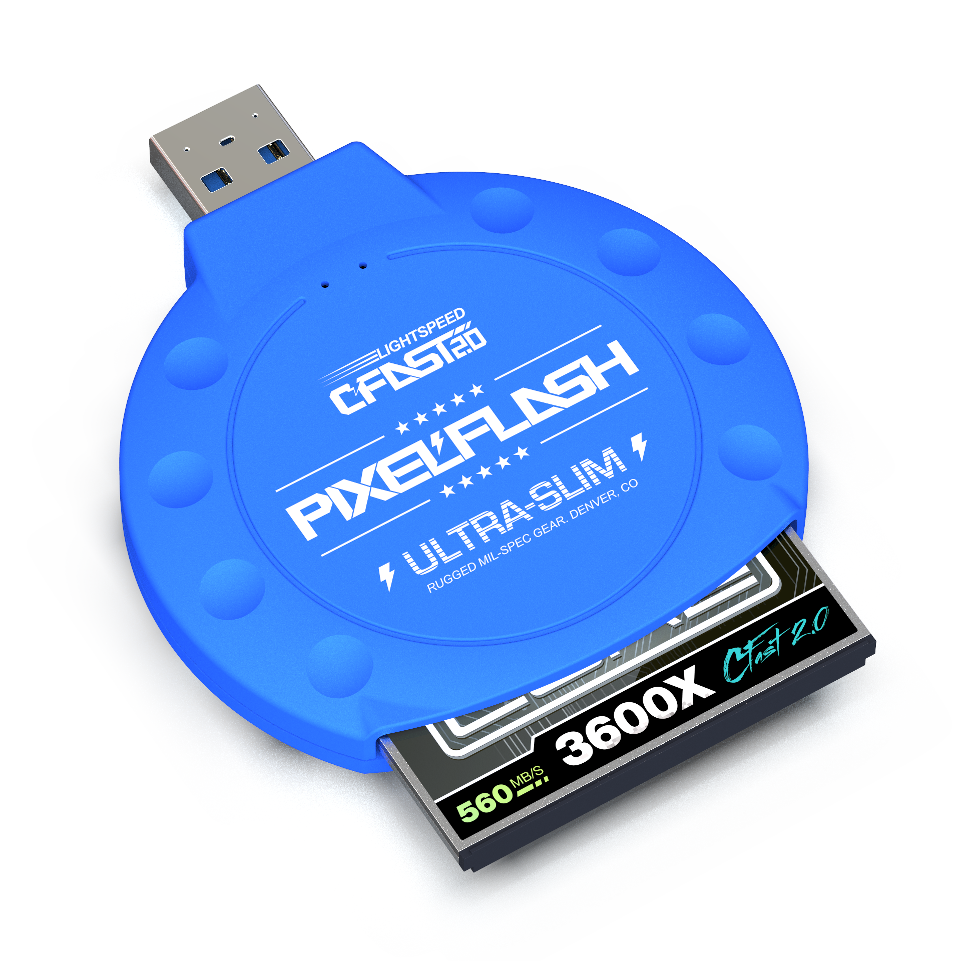 CFast Card Reader Classic - Blue