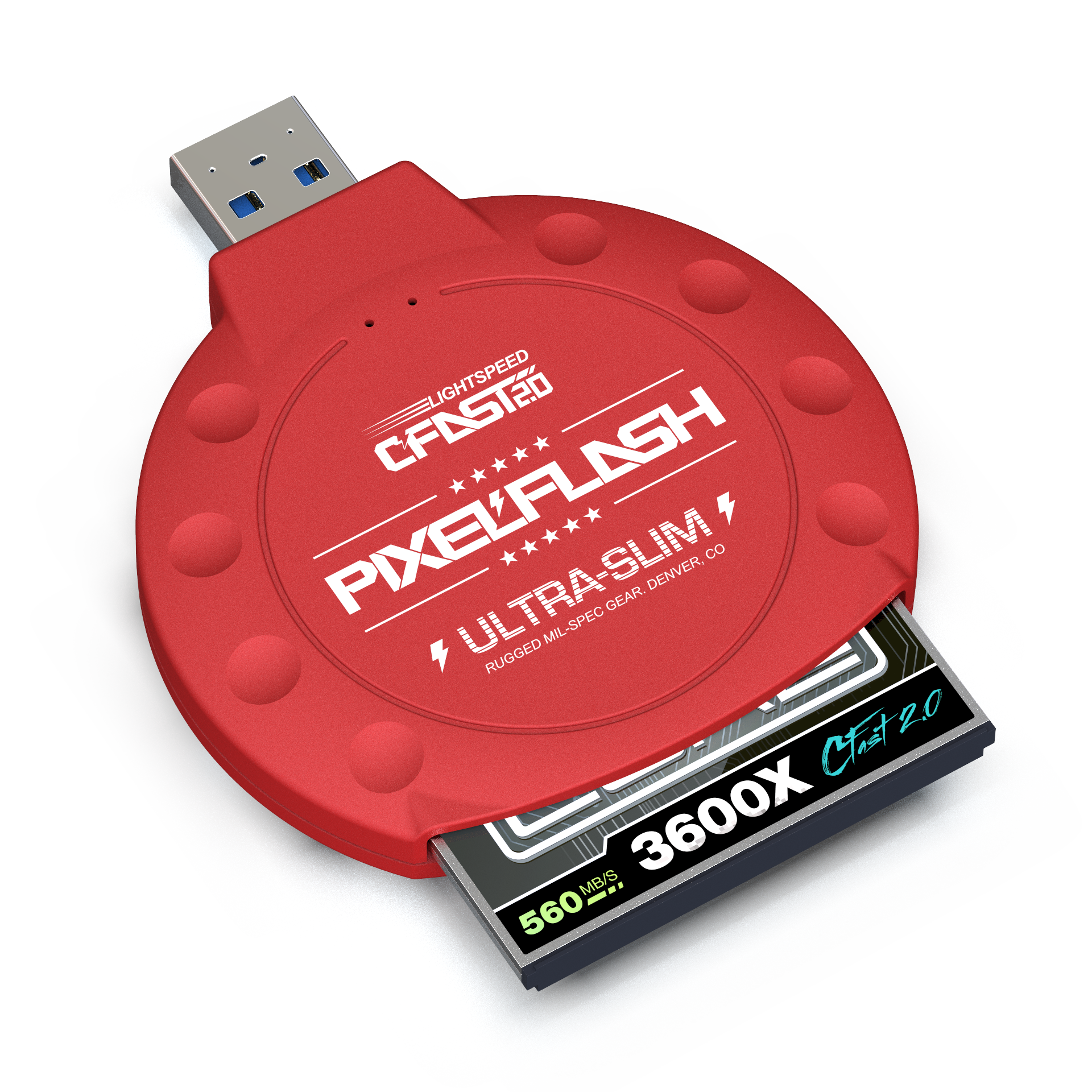 CFast Card Reader Classic (Built-in USB 3.0) | PixelFlash