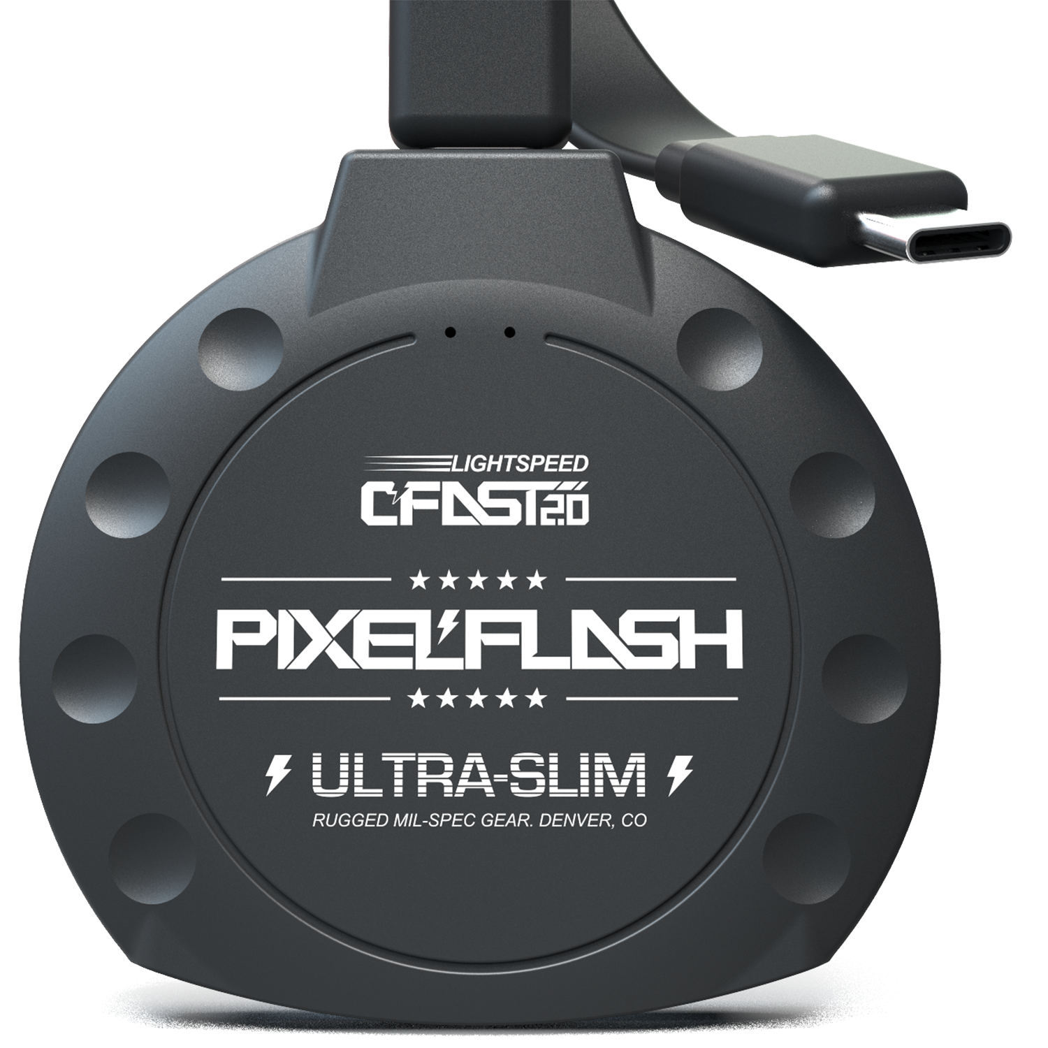 CFast Card Reader with USB-C Cable - Black