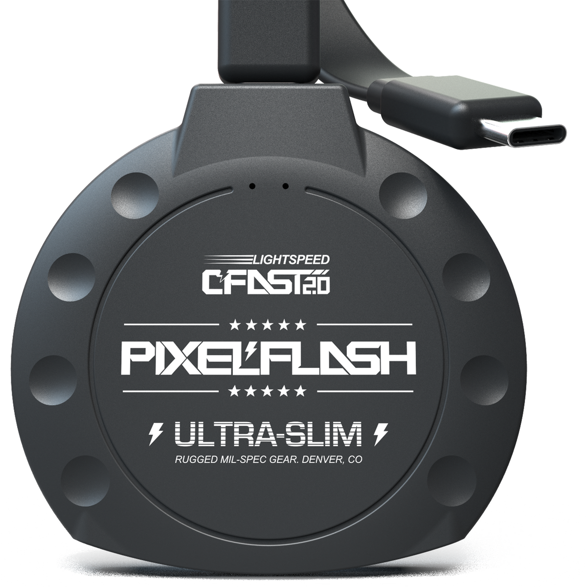 CFast Card Reader with USB-C Cable - Black