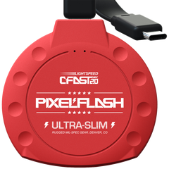 CFast Card Reader with USB-C Cable - Red