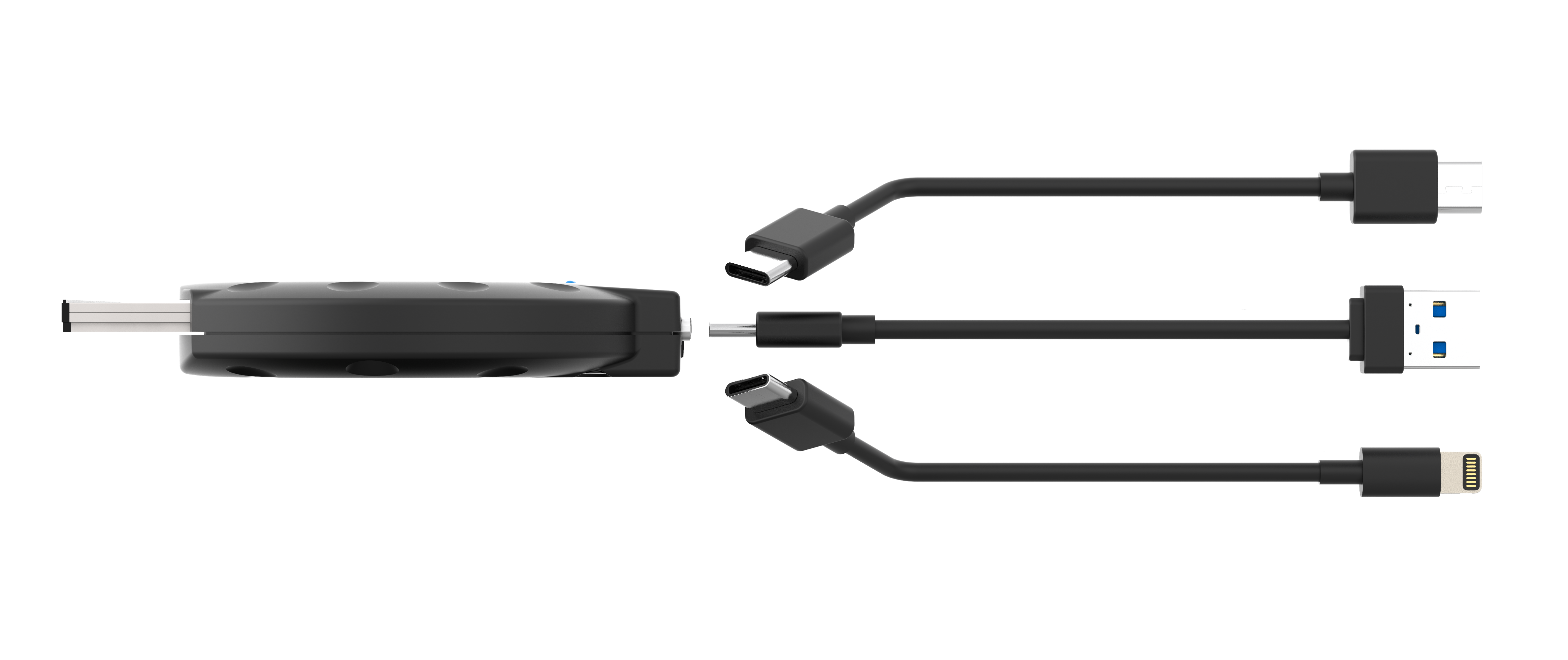 CFast Card Reader with USB-C Cable - Black