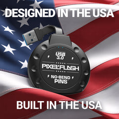 CF Card Reader with Attached USB-A Cable - Black