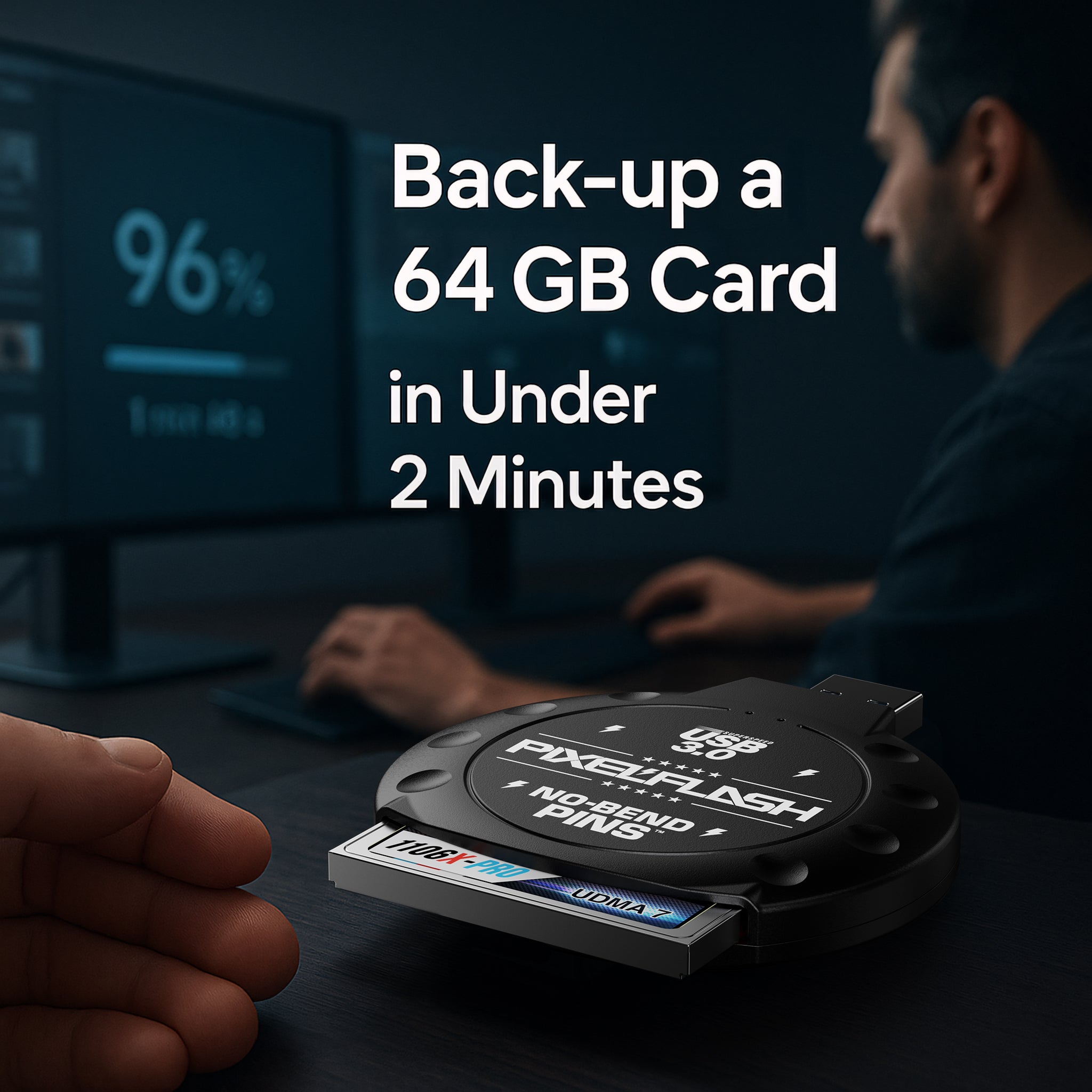 CF Card Reader Classic - Black