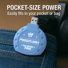 CF Card Reader Classic - Blue