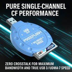 CF Card Reader Classic - Blue