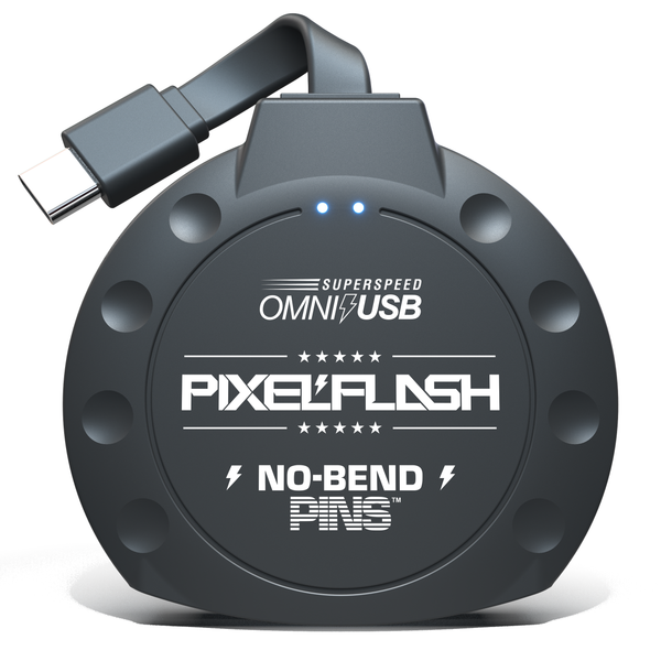 No-Bend Pins™ USB 3.1 Type-C | 1" Cabled CF Reader
