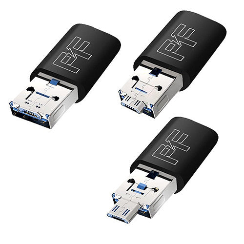Memory Square™ USB-OMNI | SD + Micro/SD | Modular Card Reader