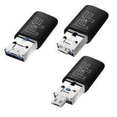 Memory Square™ USB-OMNI | SD + Micro/SD | Modular Card Reader